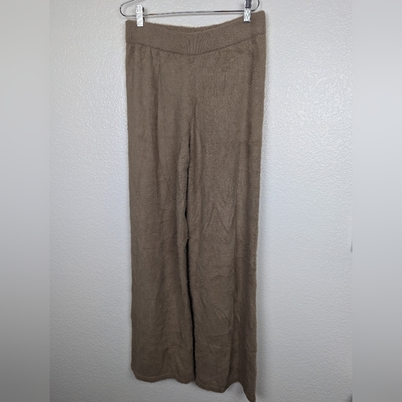 NWOT Spiritual Gangster fuzzy eyelash wide leg pants - Picture 1 of 3